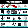 360 Photo Booth Machine for Parties for 5-6 People,APP Remote Control Automatic 360 Spin Camera Vedio,RGB Ring Light,Free Custom Logo,Flight Case (100cm/39.6+Flight Case)