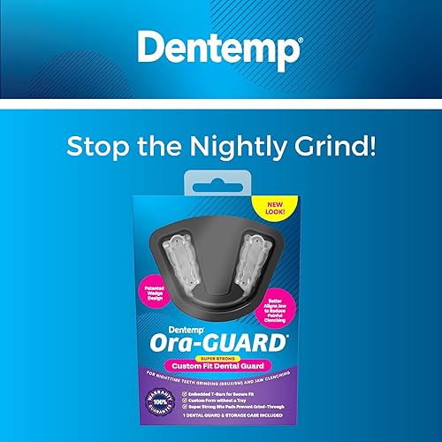 Miniatura 6 de Dentemp Ora-GUARD - Protector dental de ajuste personalizado, protector nocturno de bruxismo para rechinar dientes (paquete de dos), protector bucal