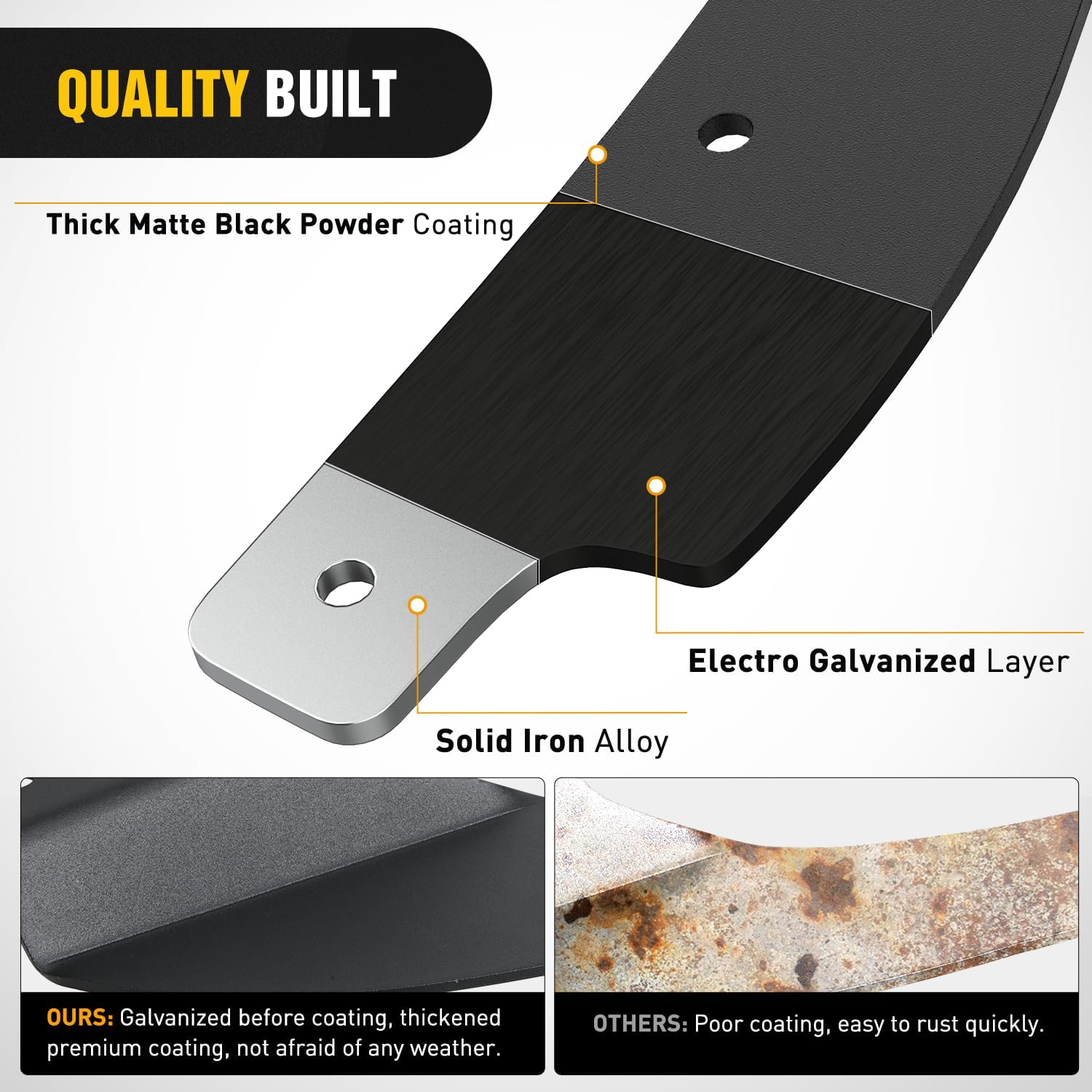 Nilight 42 inch Curved LED Light Bar Bracket Mounting Upper Windshield Roof Cab Brackets Compatible with Toyota Tacoma with Factory Roof Rack 2005 2006 2007 2008 2009 2010 2011 2012 2013 2014 2015