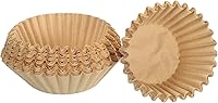 Vista 7 de PATIKIL Filtros de café para cesta de 1 a 2 tazas, filtro de papel marrón de 6.1 x 1.8 pulgadas, cafeteras de goteo desechables para cafetería