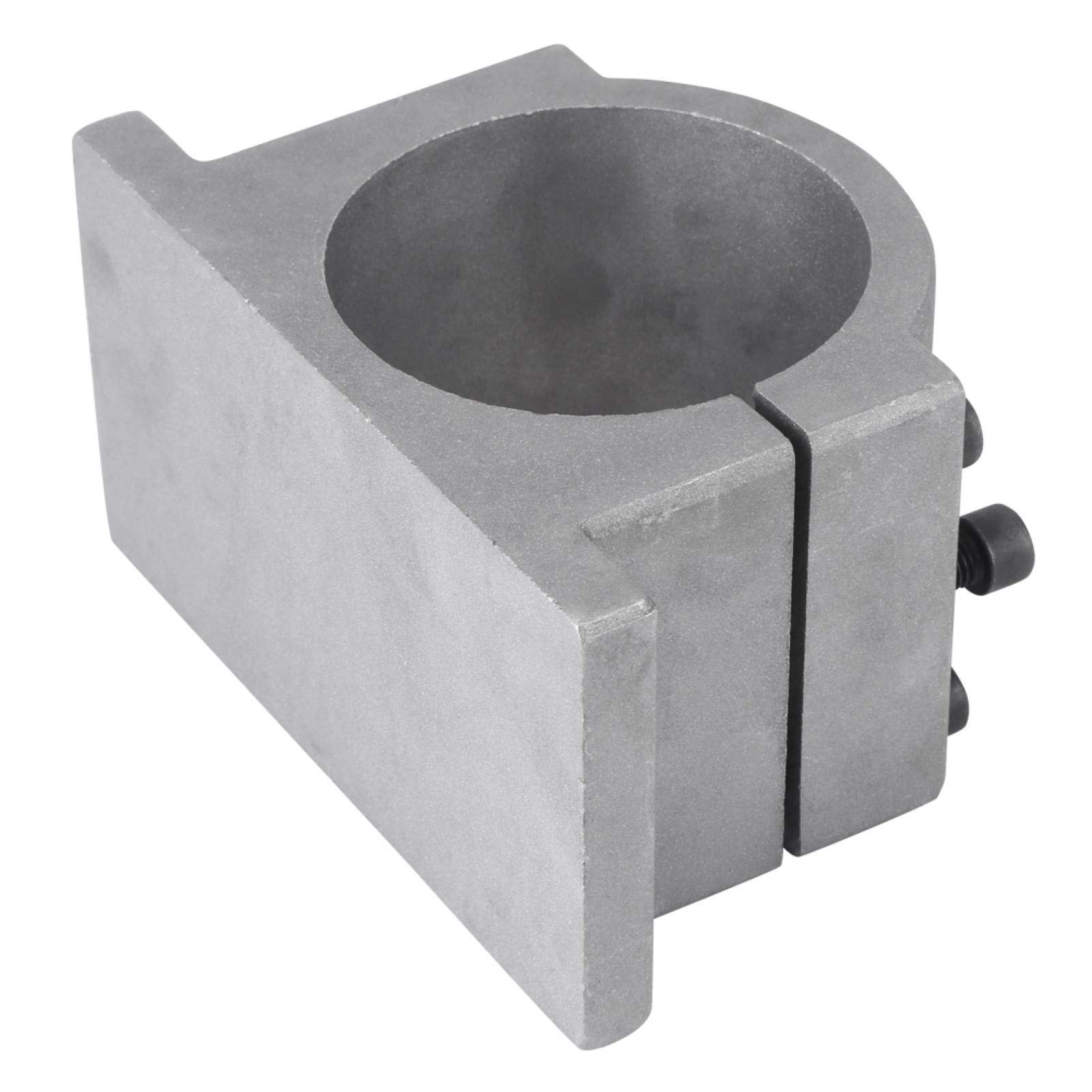 80mm/100mm Średnica mocowania wrzeciona Aluminiowy uchwyt do montażu silnika wrzeciona CNC Zacisk ze śrubami(100mm)
