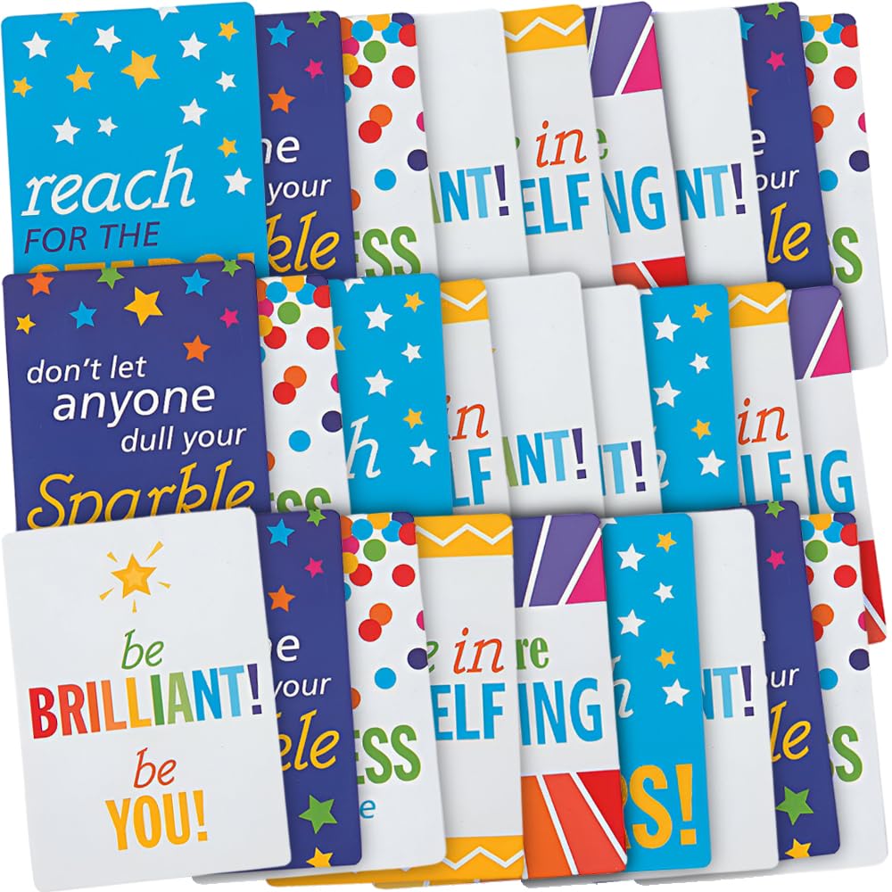 Fun Express Mini Cartes d'encouragement - 48 Pièces - Activités éducatives et d'apprentissage pour enfants