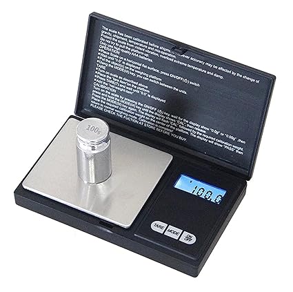 Shopo (Labal) Arura Professional Mini Digital Jewellery Weighing Scale Machine (500 g x 0.1 g) (Black-Silver)