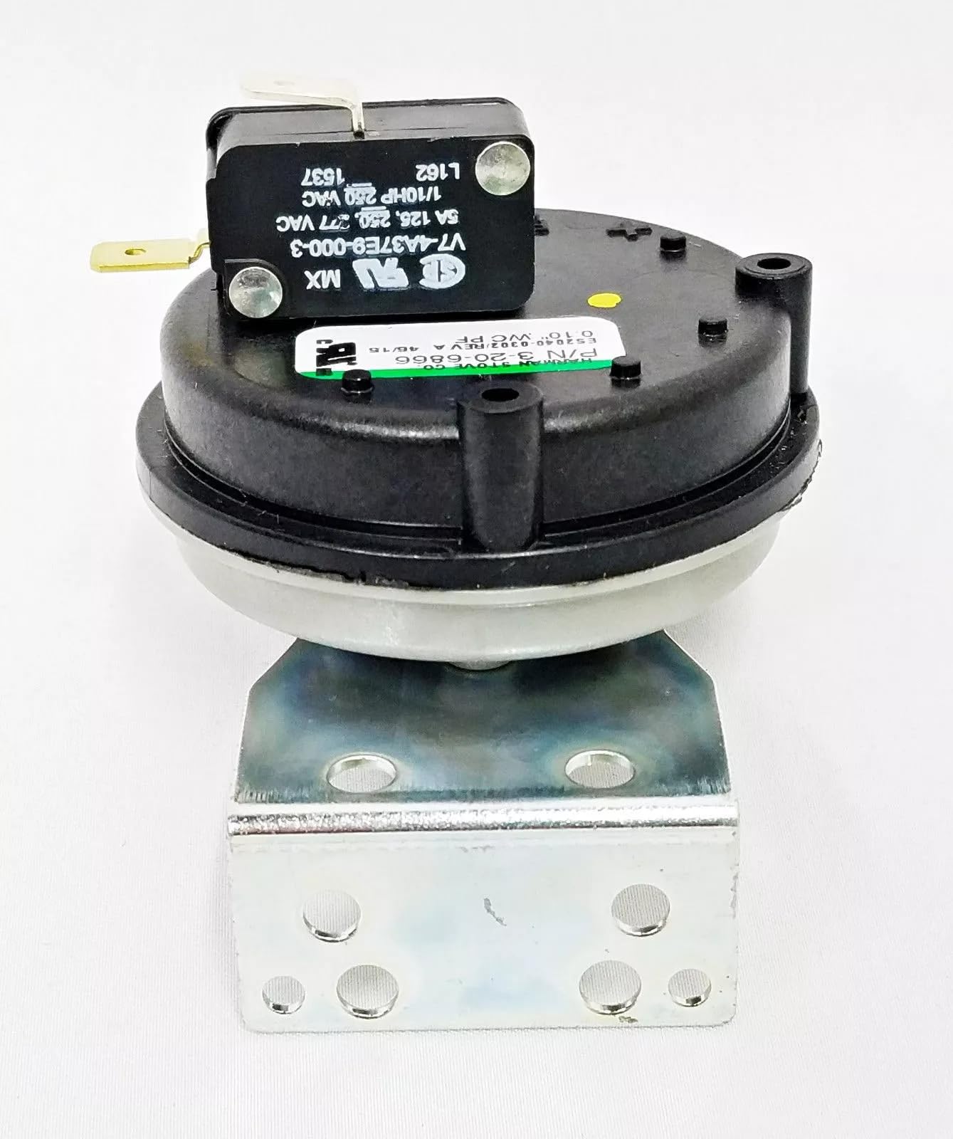 Vacuum Switch for Harman Accentra 52I Freestanding Insert P35I P38 PC45 P61 P61A P68 PF100 PF120 PB105 3-20-6866 120V AC Stove Switch