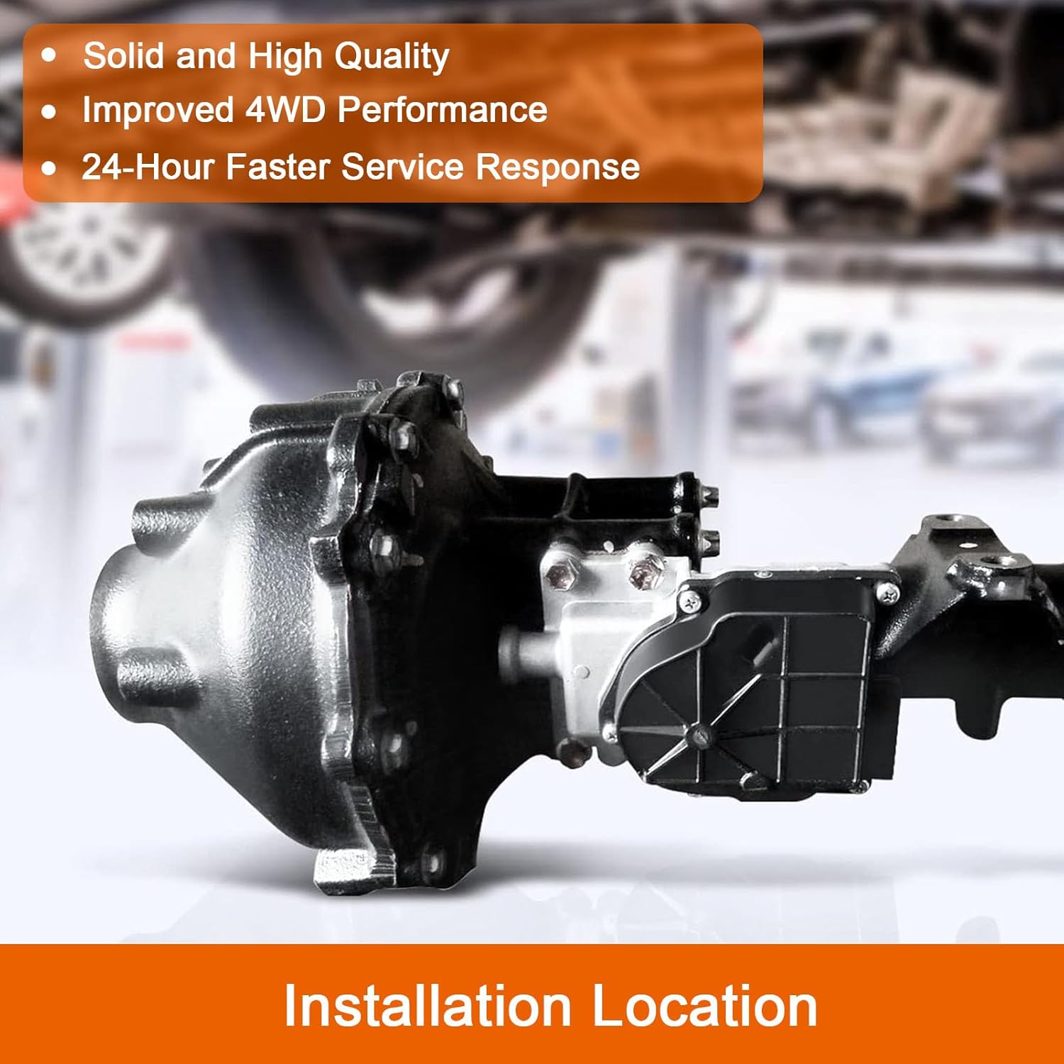 Front 4WD Differential Vacuum Actuator for Toyota 4Runner 2003-2019 FJ Cruiser 2007-2014 Tacoma 2005-2019 OE Replacement 41400-35034, 41400-35032, 41400-35033, 41400-35030