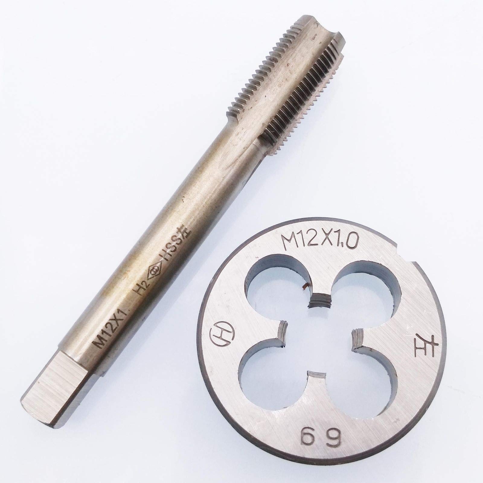 HSS M12 x 1mm Tap and M12 x 1.0mm Die Metric Thread Left Hand — Amazon image 3