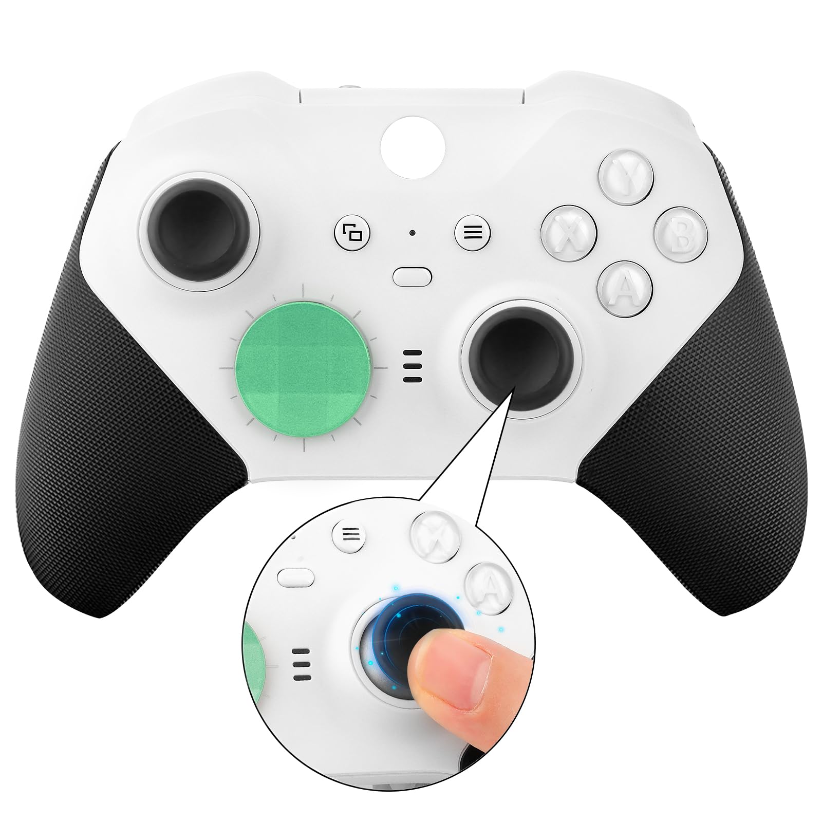 Gopiiphon 13-in-1-Ersatz-Daumenstifte für One Elite Series 2, Xbox Elite Controller Series 2 Zubehör Joystick Kit for Xbox Elite Wireless Controller Series 2 (Grasgrün)