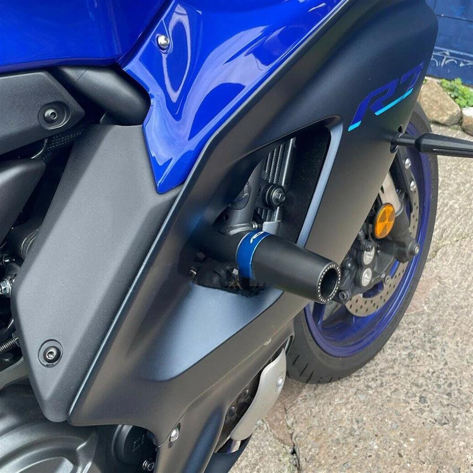 Yamaha R7 Accessories Yamaha YZF R7 2021-2024 Frame Sliders - CNC ...