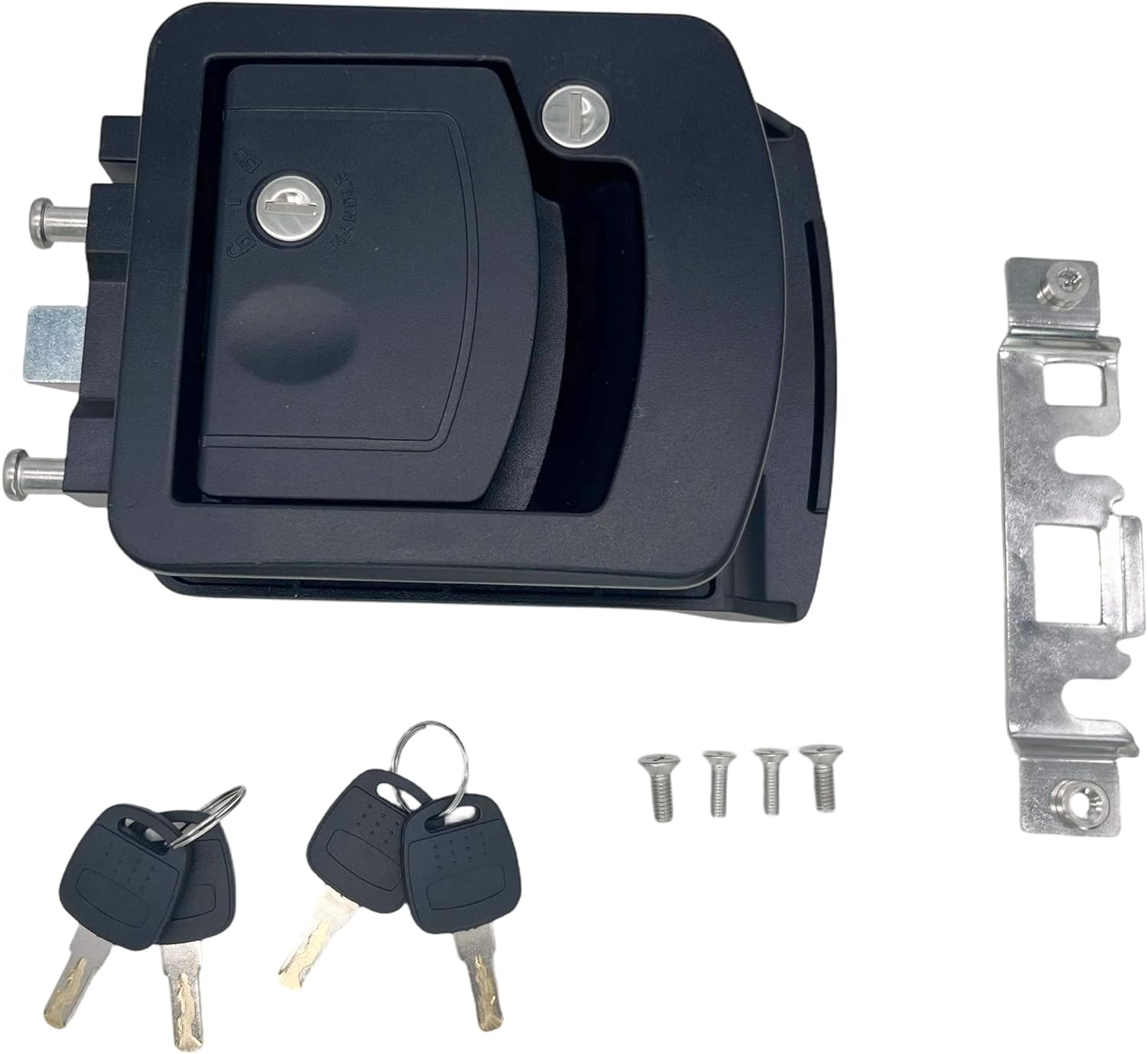 Class C RV Door Lock Replacement Kit - All-Metal Mechanical RV Camper Door Locks, Fits 3.5"x4.5" Hole | Direct Upgrade & Replacement for Many OEM Locks with 4 High-Security Keys