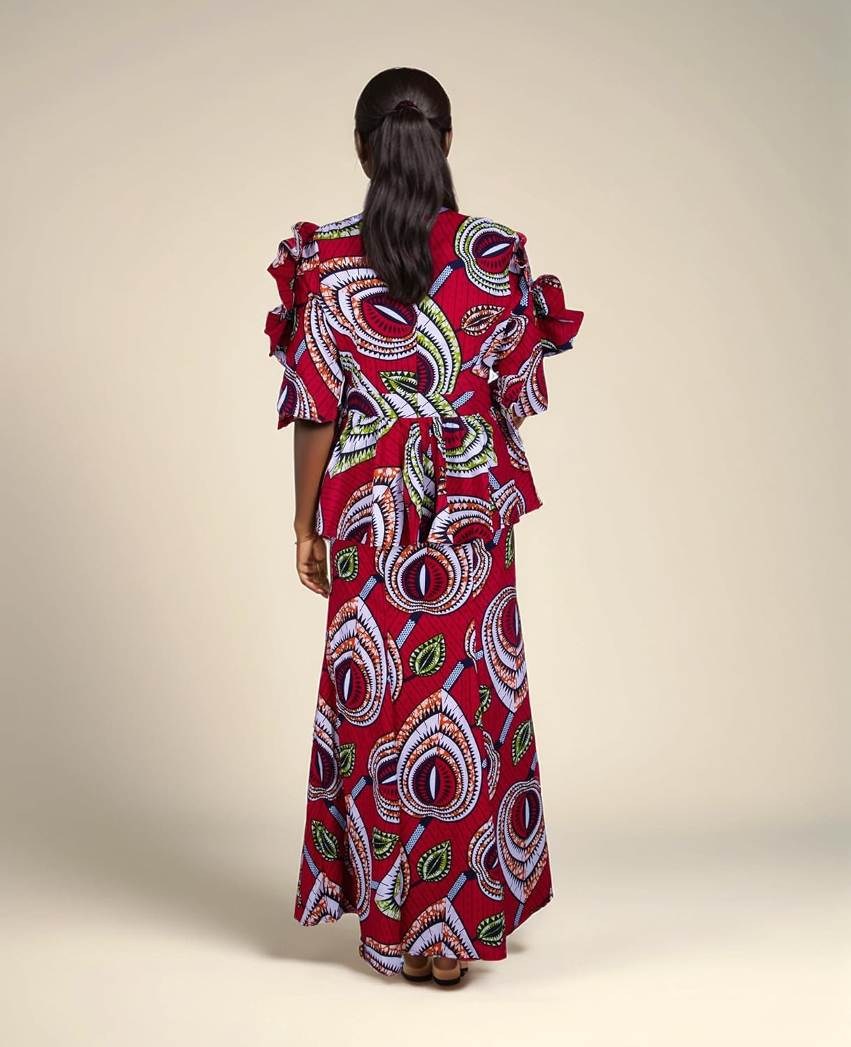 BintaRealWax African Dress for Women 2 Piece Traditional Beautiful Print Ankara Dashiki for Party Work Evening Dress - Image 3