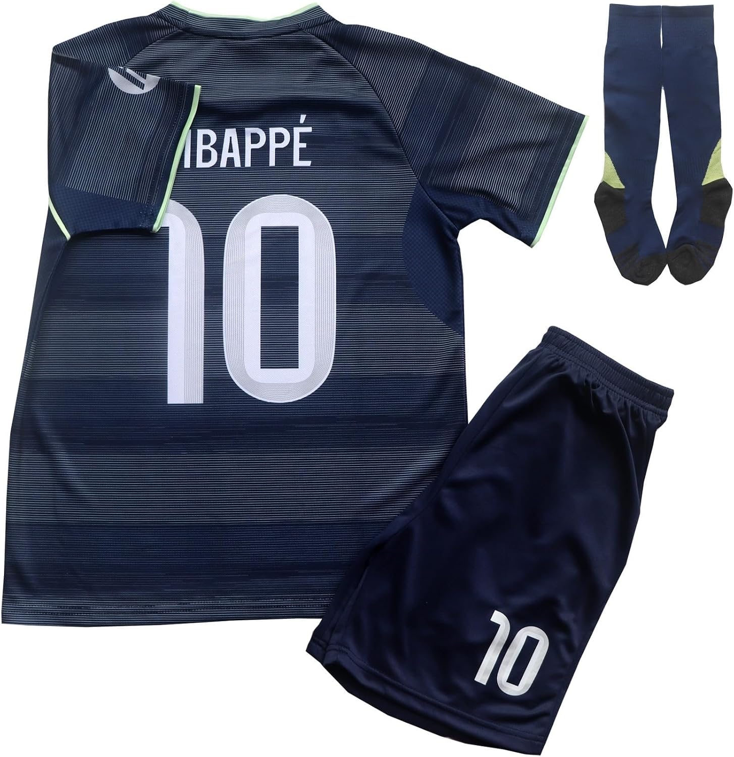 FC Mbape 10 Jersey 25/26 Soccer Jersey with Shorts Socks Set for Football Fans for Women Men