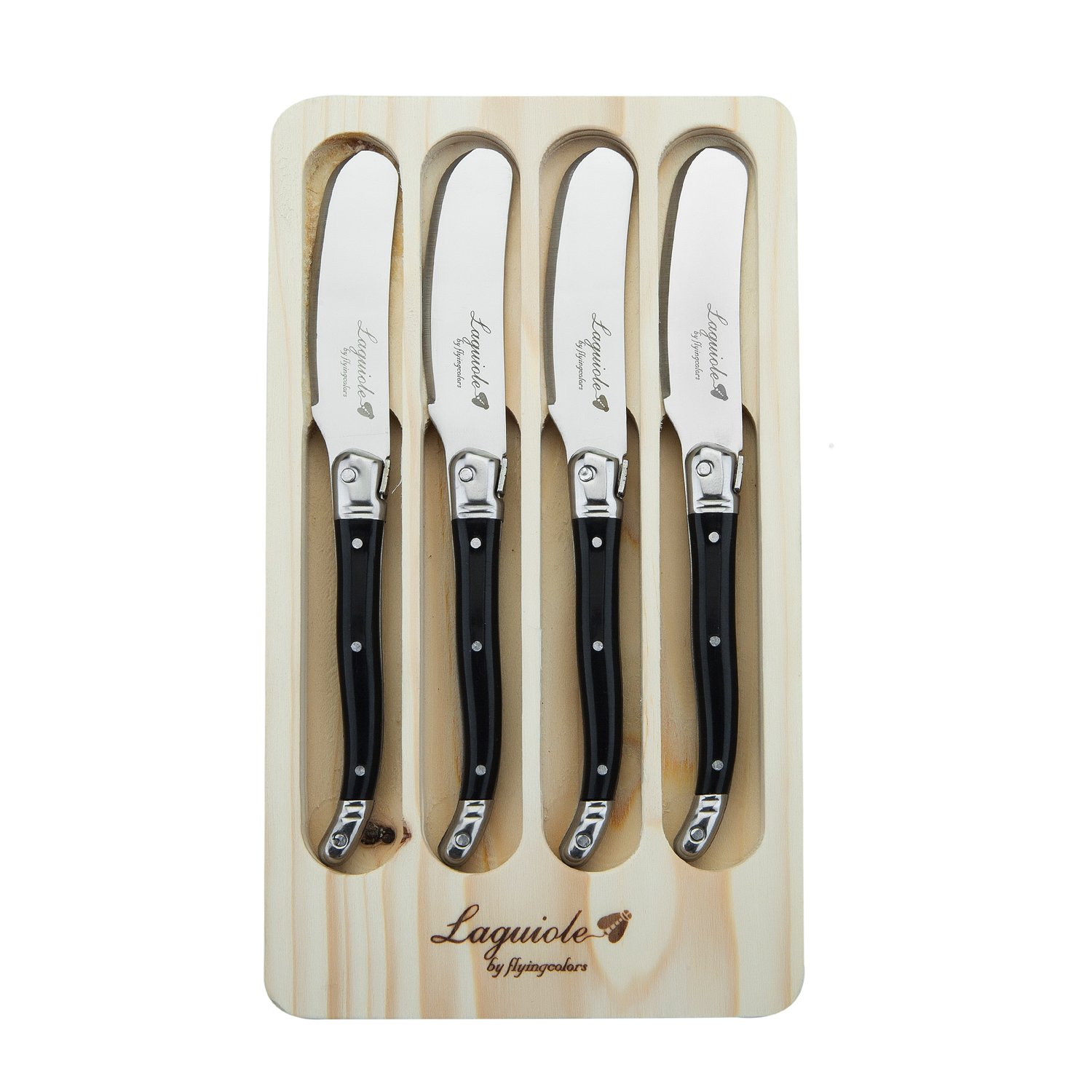 Buy FlyingColors Laguiole Butter Knives/Spreaders Set, Stainless Steel