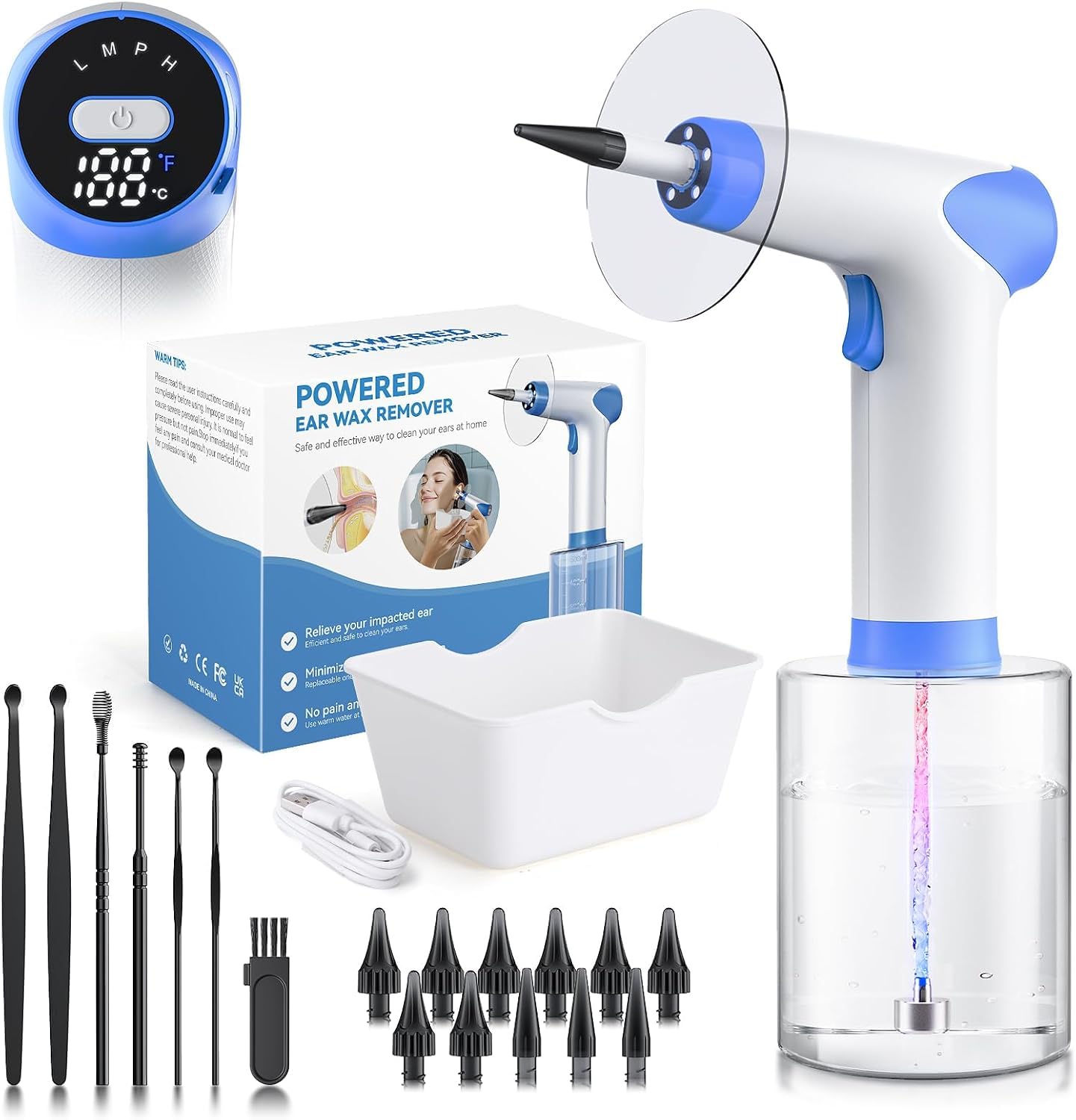 Electric Ear Wax Removal Kit for Adults with 4 Cleaning Modes, Home Use — Amazon image 8