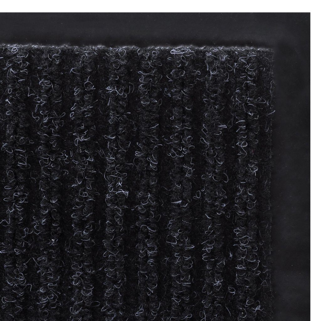 vidaXL Tapis d'entrée Noir 120 x 180 cm PVC