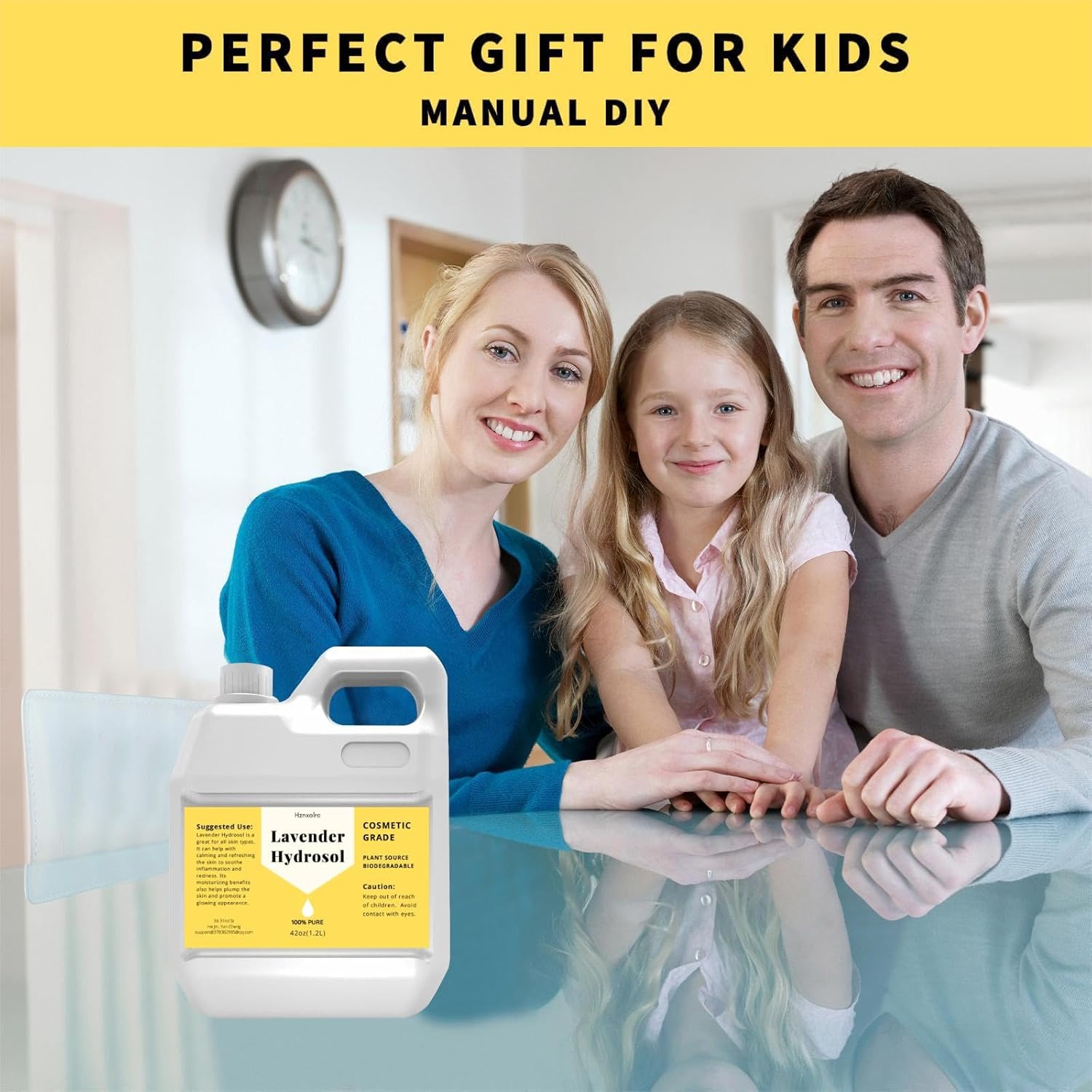 42 oz Lavender Hydrosol for Face Hydrating Mist Hydration, 100% Pure Lavender Water, Cleanses & Softens, Promotes Healthy Skin Cell, Suitable for All Skin Types - Image 5