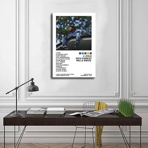 Miniatura 3 de J Cole Limited - Póster de 2014 Forest Hills Drive, póster de lienzo para decoración de dormitorio, paisaje deportivo, oficina, habitación,