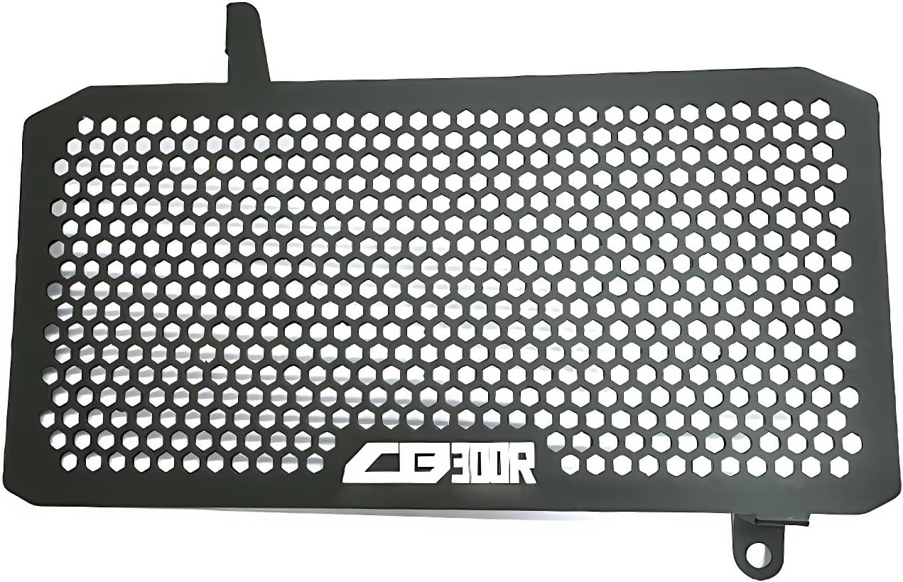 CNC Aluminum Radiator Grille Guard Fit for Honda CB300R/CB250R (2018-2021) – No Mod, Black Protector Shields Radiator from Debris