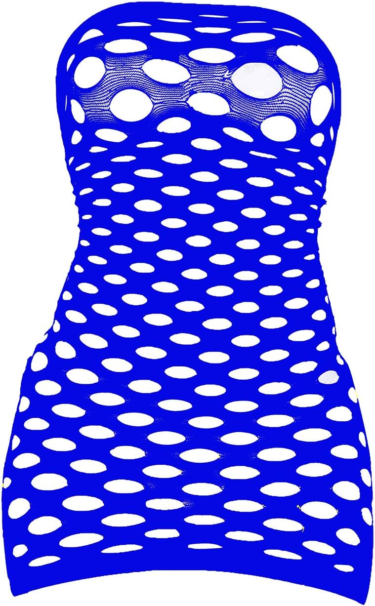 Lemongirl Women's Mesh Lingerie for Women Fishnet BabyDoll Mini Dress Free Size Bodysuit