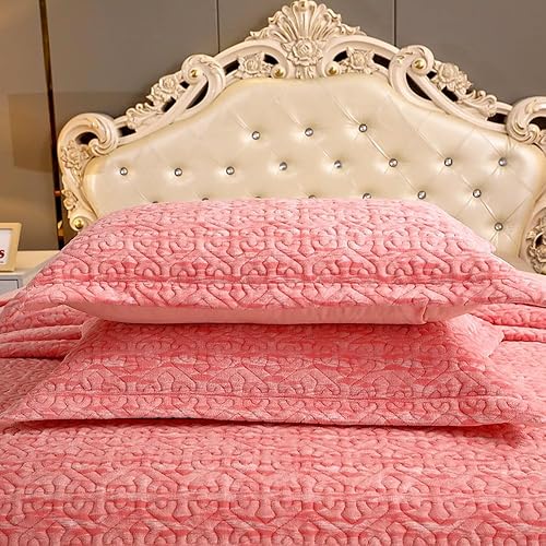 Miniatura 3 de Mengersi Juego de edredón de terciopelo tamaño Queen, juego de edredón de terciopelo ligero con fundas a juego, colcha acogedora y cálida ligera