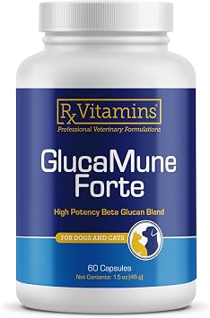 Rx Vitamins GlucaMune Forte - High Potentcy Beta Glucan for Pets - 90ct