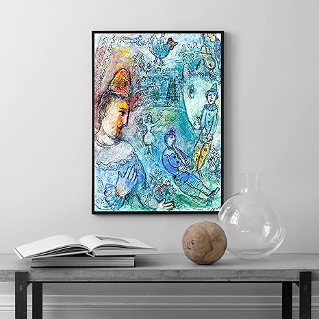 Amazon Co Jp 有名なマルクシャガールのポスターサーカスでピエロキャンバス絵画マルクシャガールウォールアートマルクシャガールプリントクリエイティブな写真家の装飾50x70cmフレームなし ホーム キッチン Amazon Co Jp 有名なマルクシャガールのポスターサーカスでピエロキャンバス絵画マルクシャガールウォールアートマルクシャガールプリントクリエイティブな写真家の装飾50x70cmフレームなし ホーム キッチン