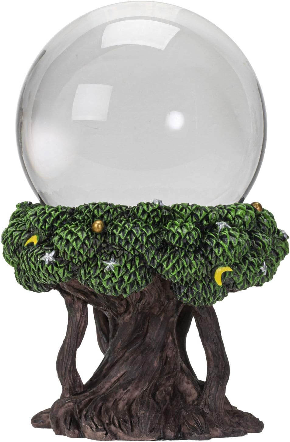 Pacific Trading Tree of Life Gazing Ball Outdoor Garden Decorations, Hand Painted Durable Mirror Globe Home Decor, 8.5 Inches