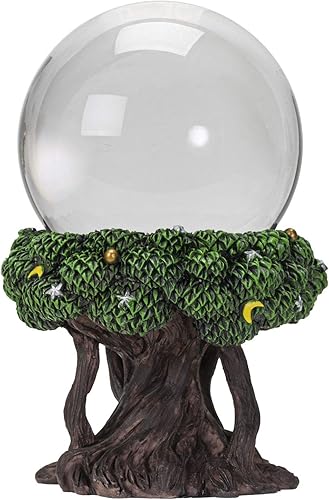 Miniatura 7 de Bola de observación del árbol de la vida, decoración de jardín al aire libre, pintado a mano, globo de espejo duradero, decoración del hogar, 8.5