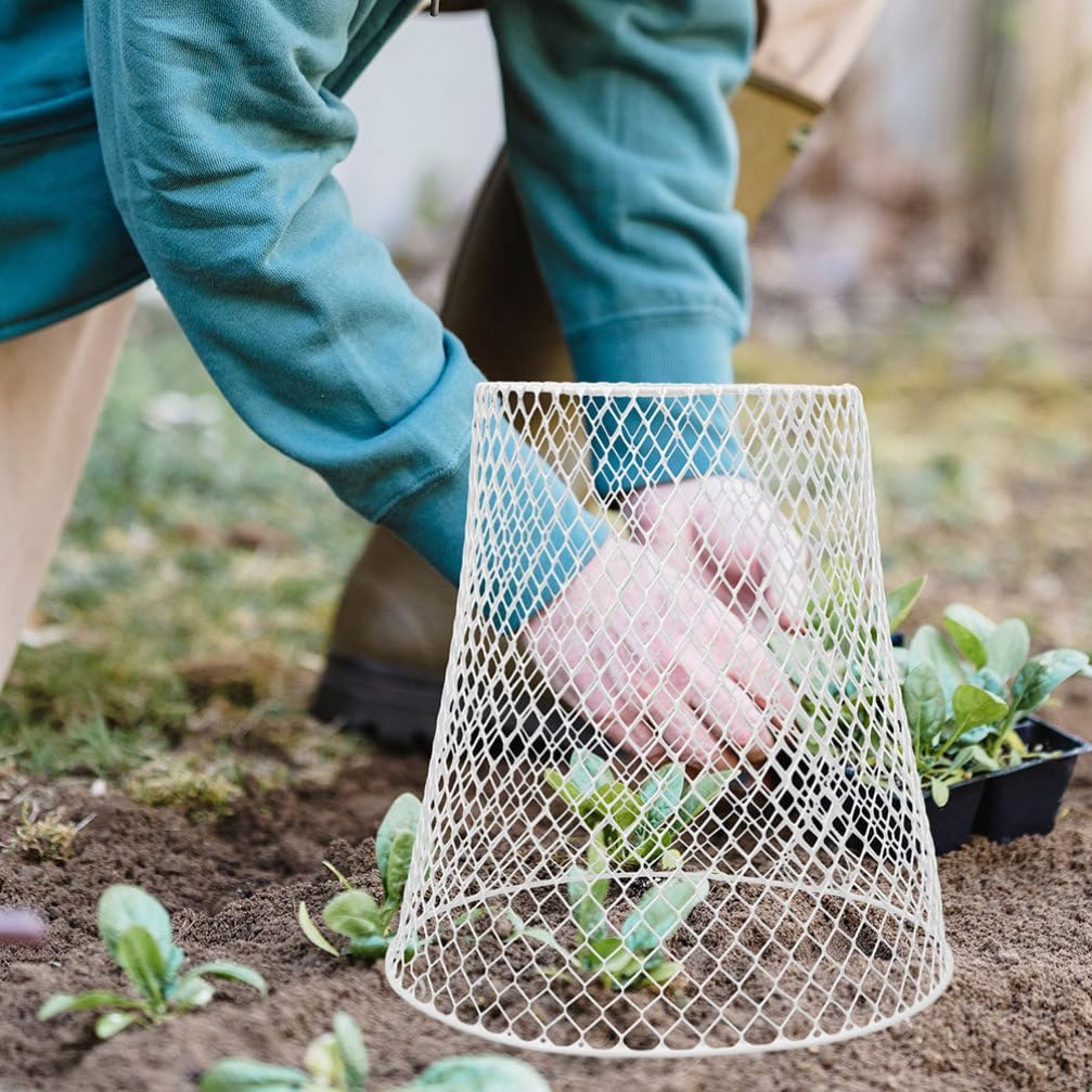 BESPORTBLE 5pcs Reusable Wire Plant Protector Mesh Cover Plant Cage for Outdoor Gardening Keeps Vegetables Flowers for and Growth