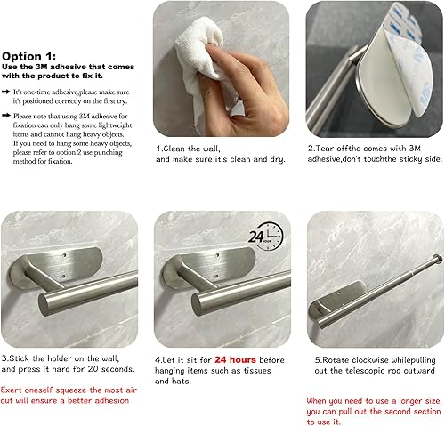 Miniatura 4 de Paquete de 2 percheros para gorras de béisbol, organizador retráctil de acero inoxidable para gorras de béisbol con capacidad para 20 gorras,