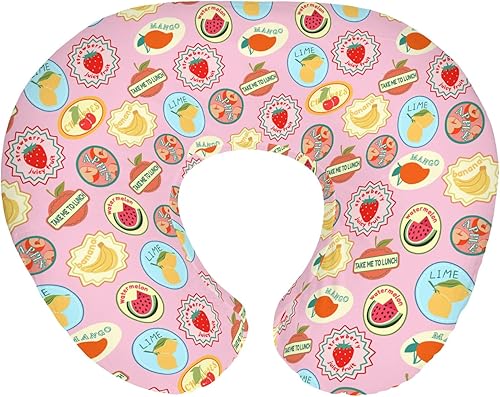 Miniatura 12 de Coloridas fundas de almohada de lactancia para bebé, diseño de retazos de playa, fundas de almohada de lactancia para niñas, fundas elásticas suaves