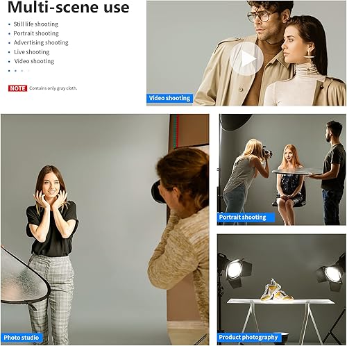 Vista 23 de Neewer - Fondo 3 x 3.6 m Negro