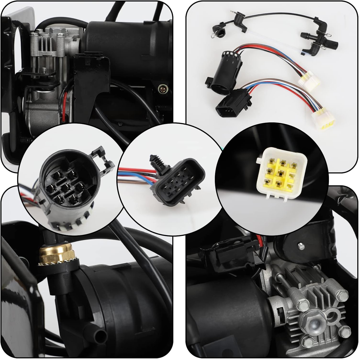 Air Suspension Compressor Pump with C-hevy Aval-anche Sub-urban Tah-oe 949-099 949-001 15254590