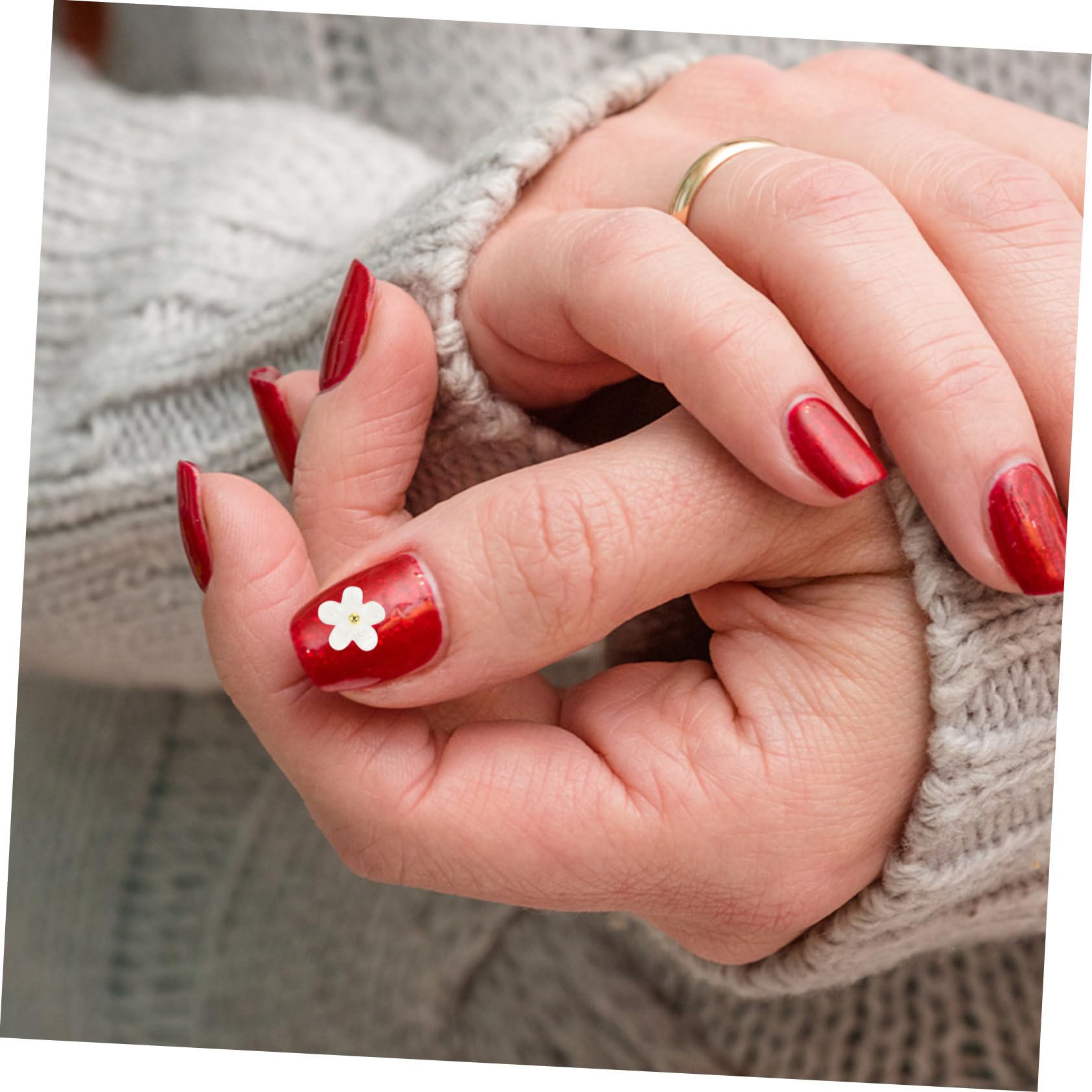 Beatifufu Nail Jewelry Charms 3D Flower Nail Charms Plastic Nail Charms Nail Supplies for DIY Manicure Flower Nail Gems Nail Accessories