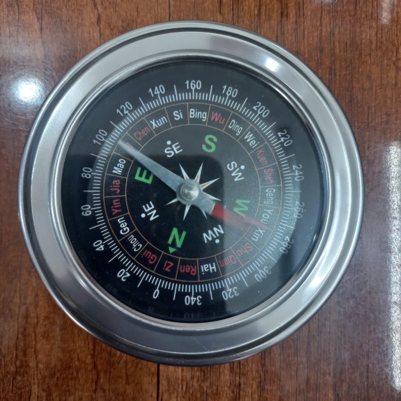 Shree Balaji Traders Big Compass Stainless Steel Directional Military Magnetic Compass (3 inch) for Feng Shui/Travel (B0CNH27TFQ) Amazon Price History, Amazon Price Tracker