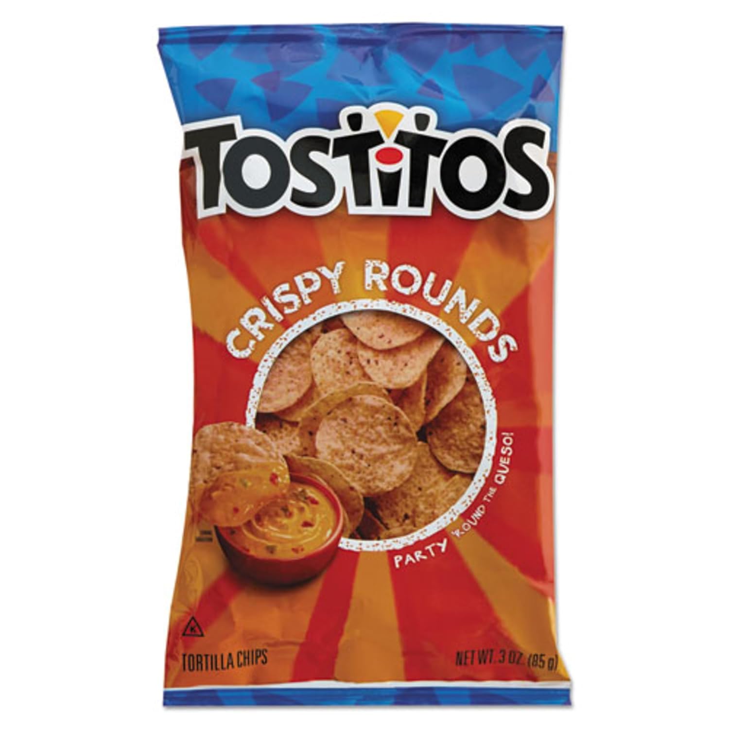 FRITO-Lay Tostitos Tortilla Chips Crispy Rounds LAY20871 28/pk Packaging May Vary