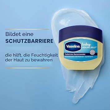 Vaseline Original Protecting Jelly with Petroleum Jelly for Damaged and Dry Skin Dermatologically Tested 100 ml Pack of 1