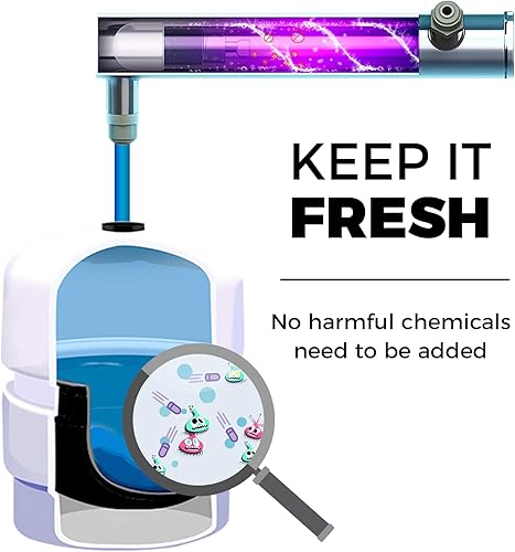 Miniatura 4 de iSpring UVT11A 11-Watt 110-Volt 60HZ Transformador UV Balasto electrónico para filtro de agua de luz ultravioleta con interruptor de sensor de flujo