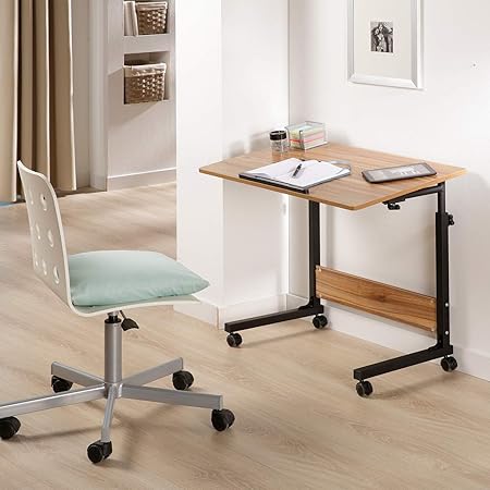 Maxvitalis Mobiler Laptoptisch Schreibtisch Computertisch Pflegetisch Hohenverstellbar Mit Rollen Tischplatte Neigbar Multifunktionaler Beistelltisch Fur Bett Sofa Couch Laptopstander Amazon De Kuche Haushalt Wohnen