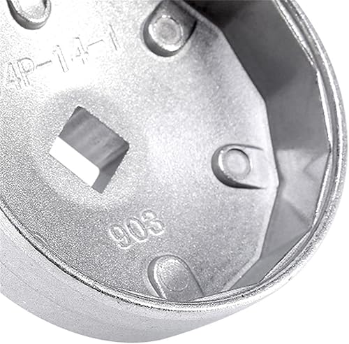 Miniatura 4 de 2.913 in 14 Flauta de aceite de aluminio giratorio en el filtro de extracción de Copa Llave de filtro Llave de filtro de cartucho Herramienta de