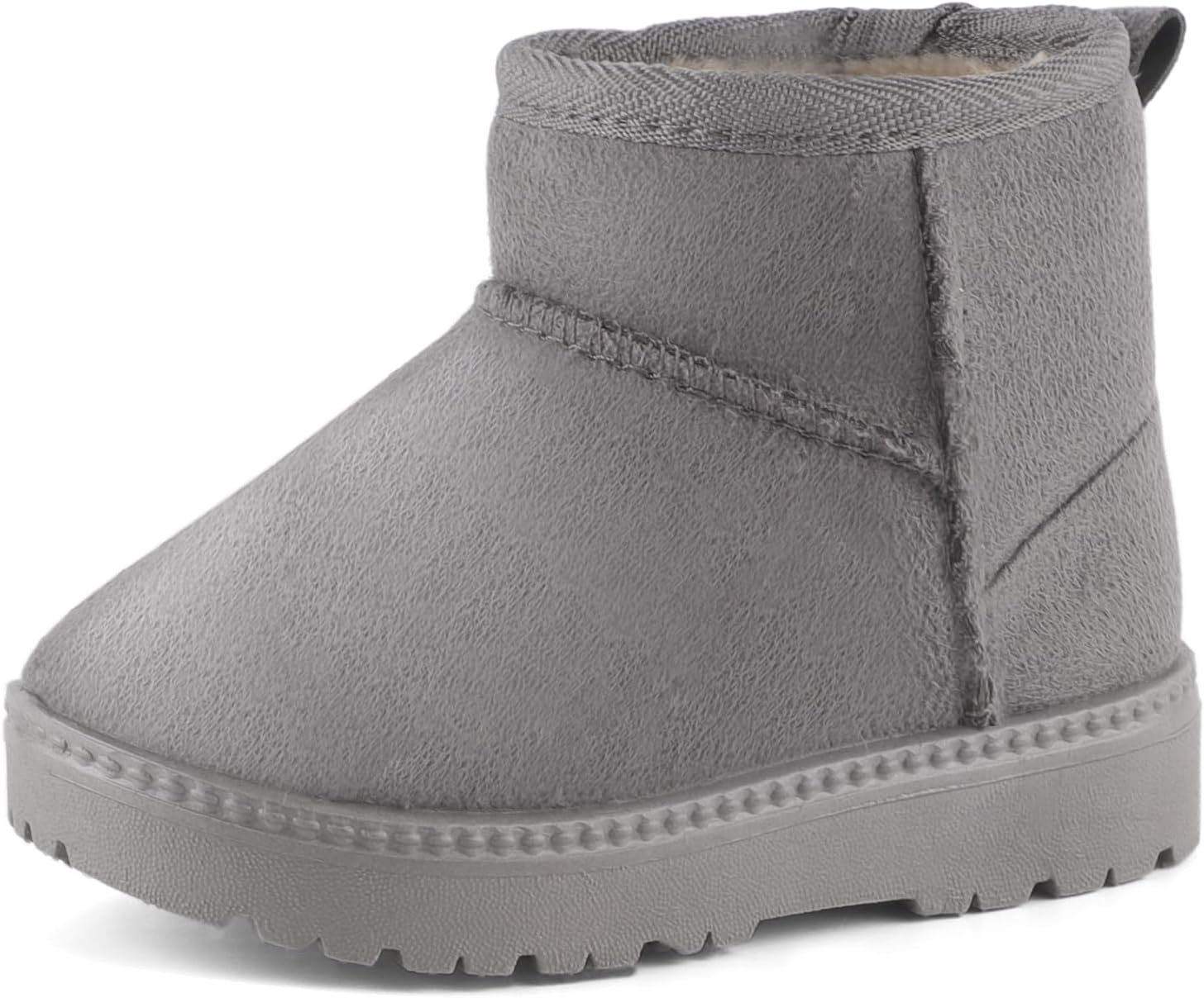 MK MATT KEELY Winter Boots Boys Girls Soft Warm Shoes Toddler Black Snow Boots (Toddler/Little Kid)