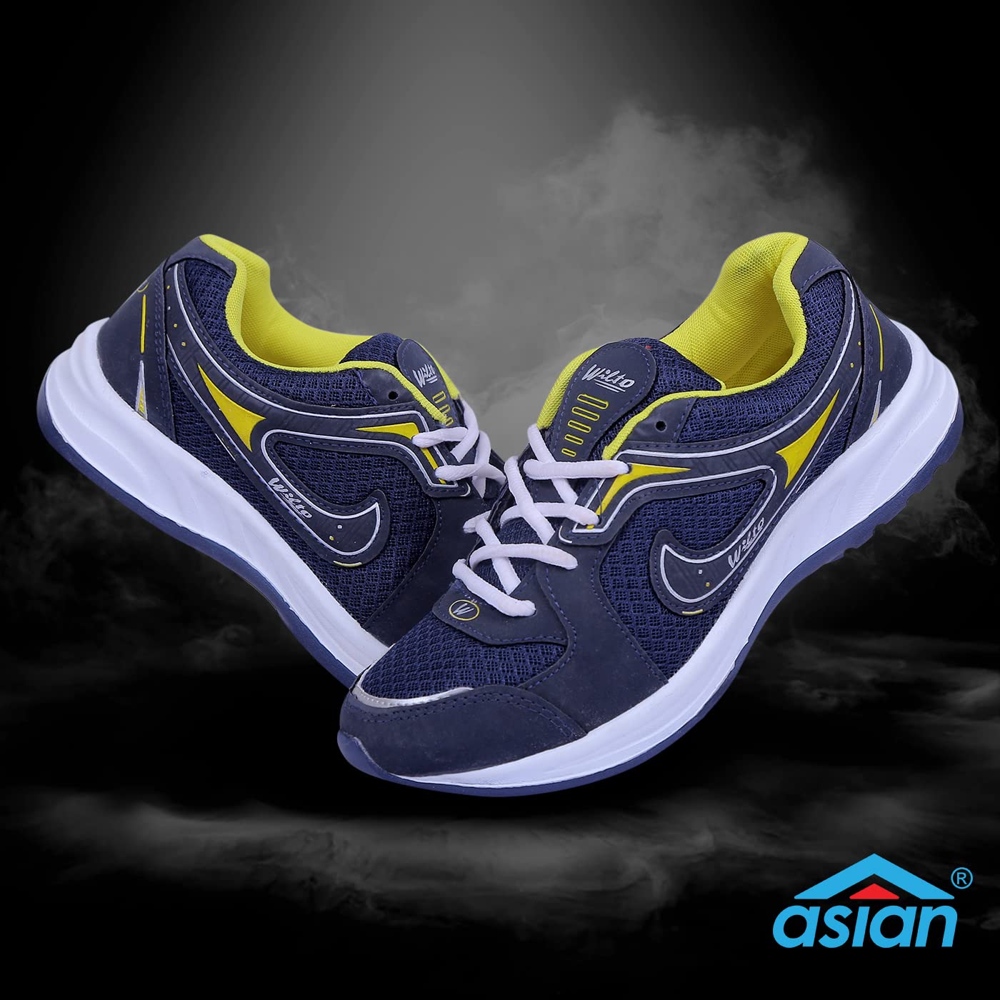 ASIAN Men's Bullet-13 Sports Running Shoes Walking,Gym Casual Sneaker Lace-Up Lightweight Shoes for Gym 7 71WDMkdozFL. SL1400