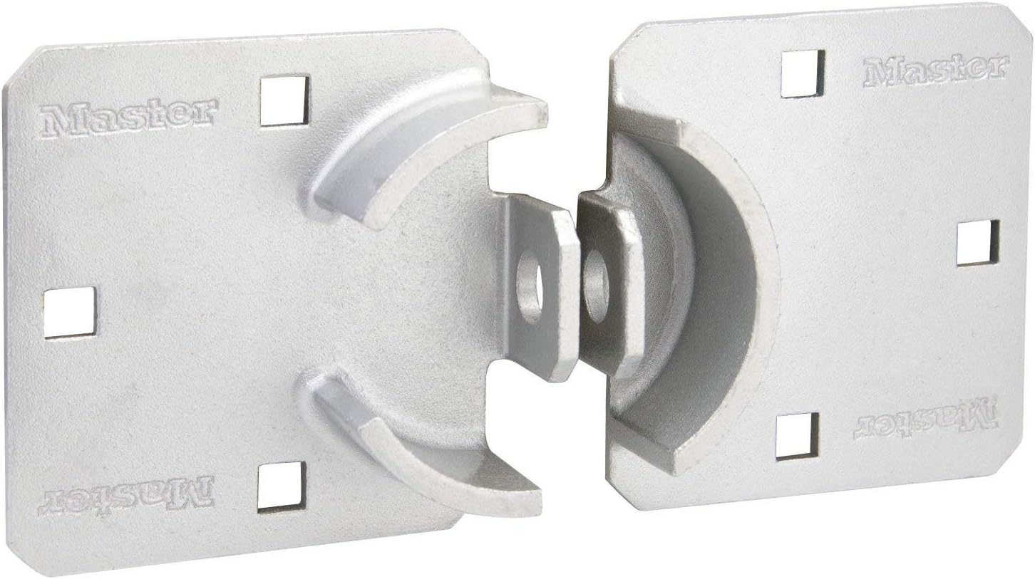 Master Lock Hasp, Solid Steel Hidden Hasp, 9 in. Wide, 770 Pack of 2