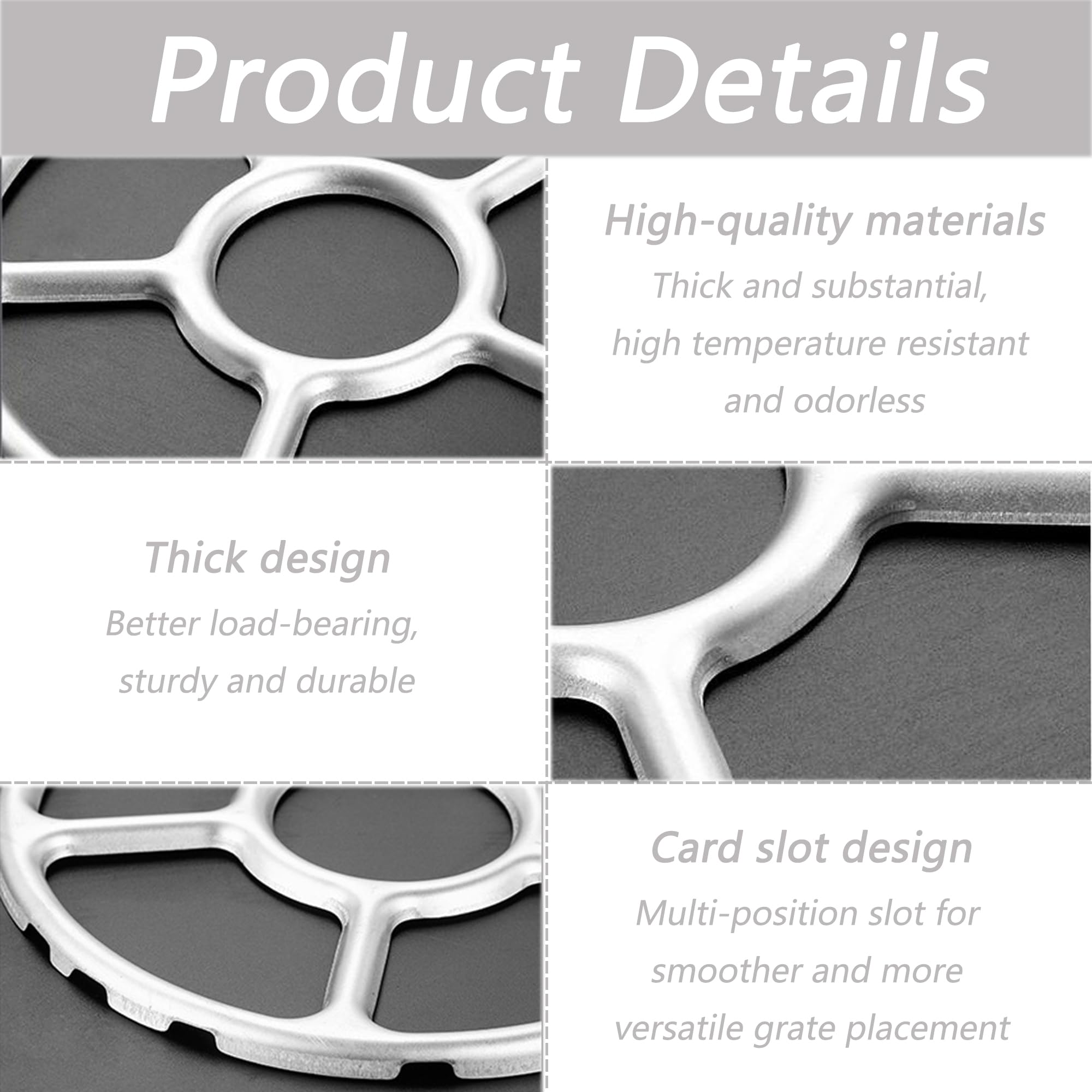 Riduttore Per Piano Cottura A Gas In Ghisa - Per Pentole Piccole, Design Antiscivolo - Foto 8