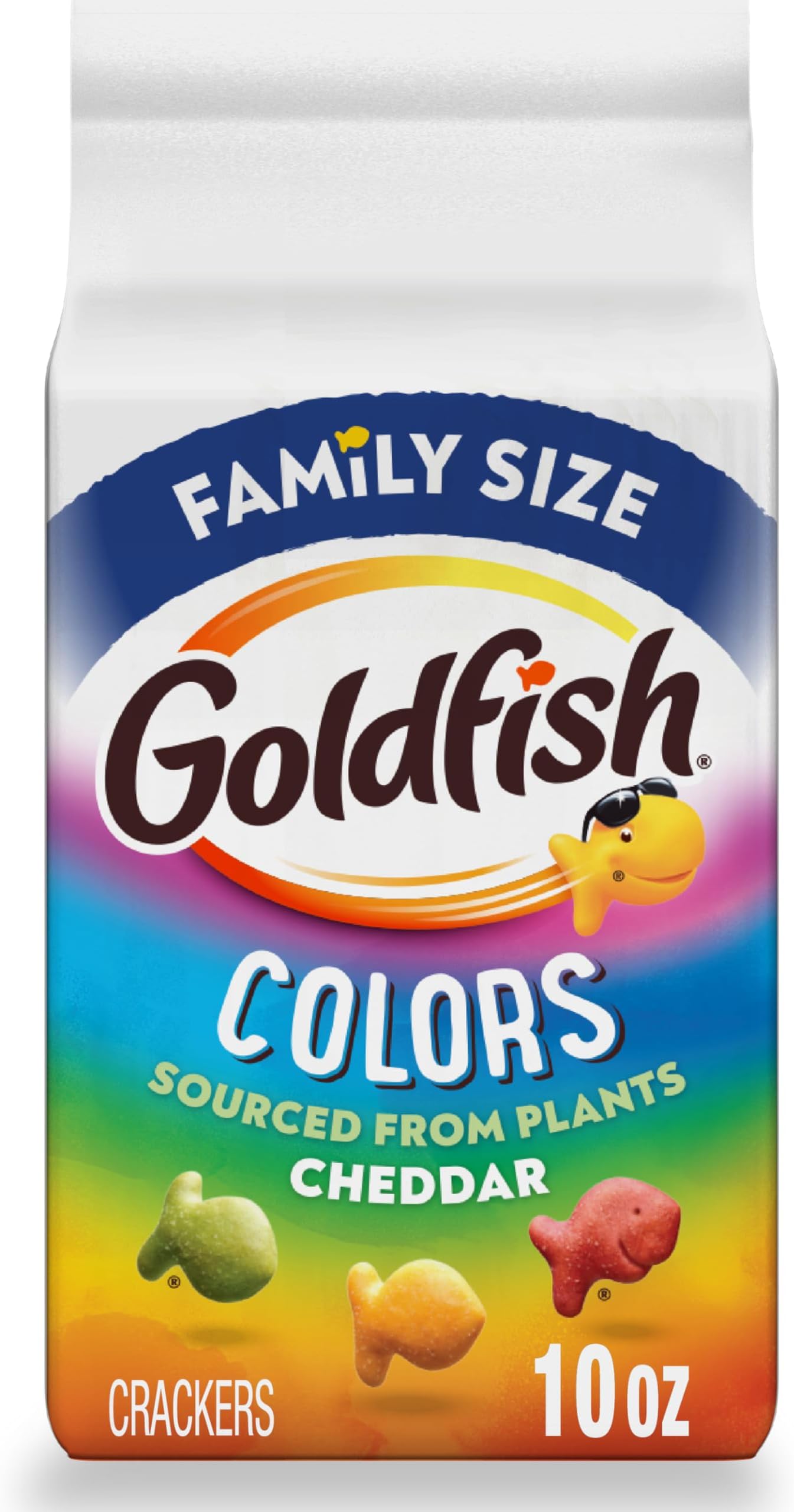 Colors Cheddar Cheese Crackers, 10 Oz Bag