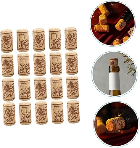 Miniatura 3 de UPKOCH Tapones de madera para botella de vino, tapones de botella de vino, tapones de botella de cerveza de vino, tapones de repuesto a prueba de