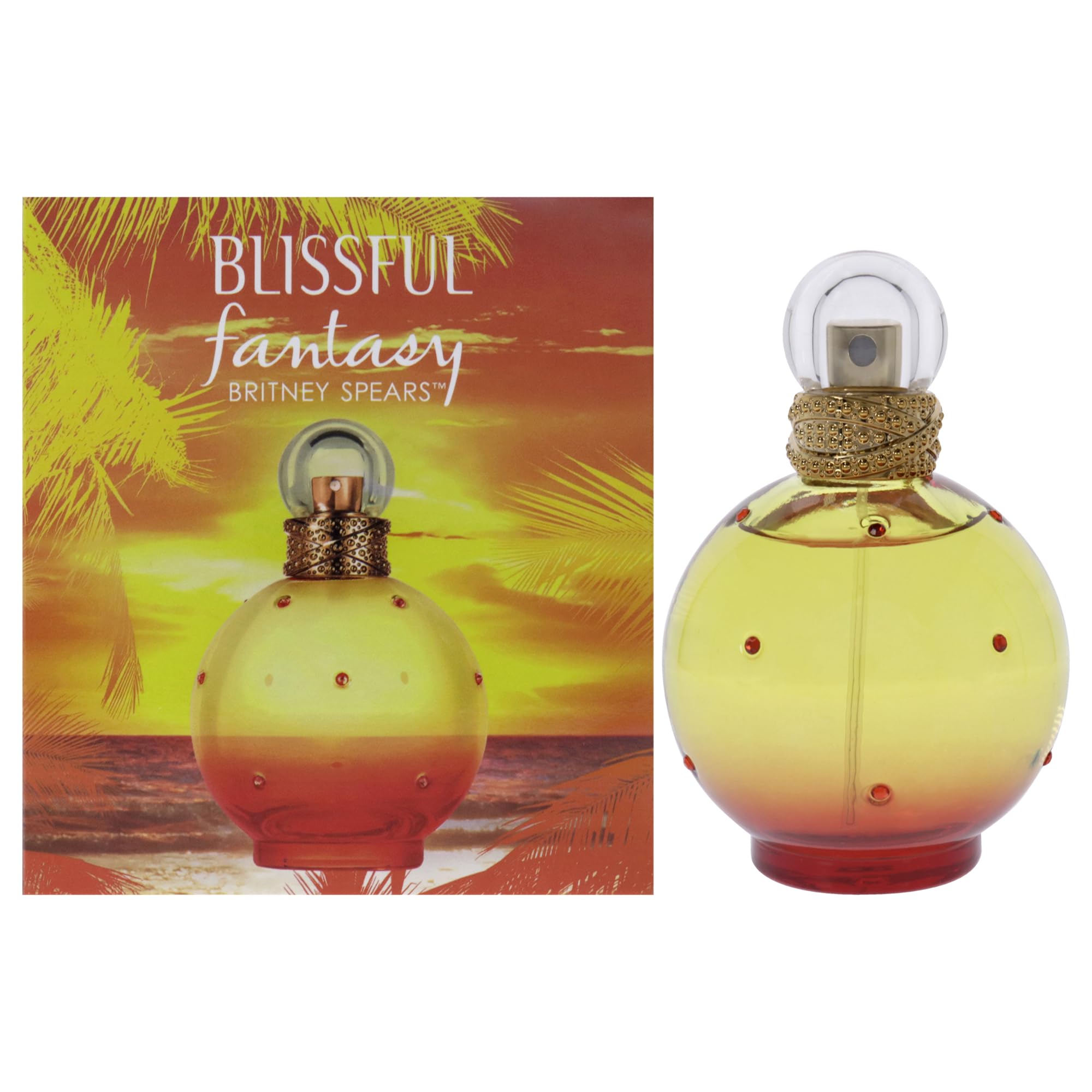 Britney Spears Blissful Fantasy Limited Edition, Eau De Toilette EDT Spray for Women, 3.3 Fl Oz