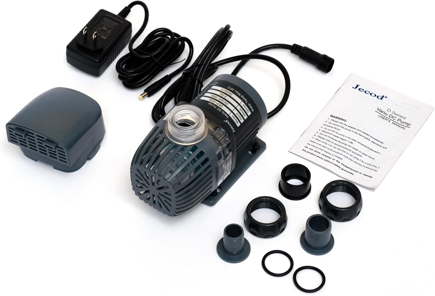 JEBAO JECOD DEP-3500 Bluetooth Submersible Vario DC Pump, 924GPH