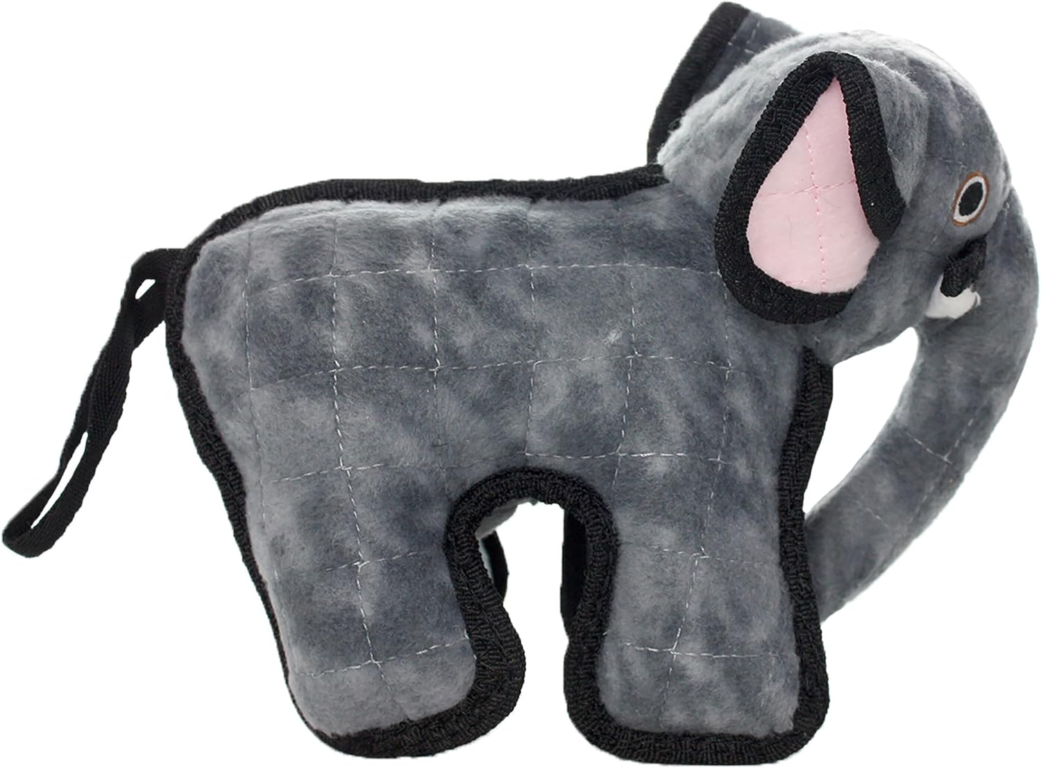 TUFFY® - Original : Elephant Dog Toy : Ultra Durable Plush Dog Toy with Multiple Layers & Reinforced Seams, Washable and Floats, Original Construction