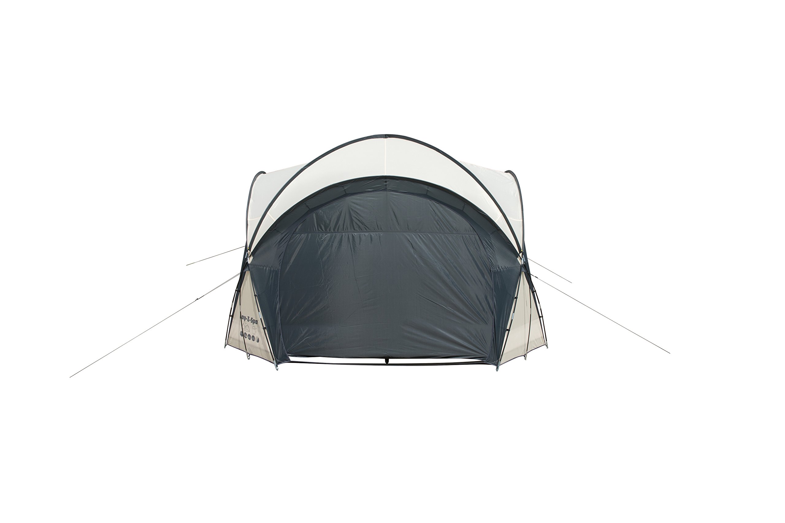 Bestway Lay-Z-Spa Pavillon, weiß-grau, 390 x 390 x 255 cm, 58460-05
