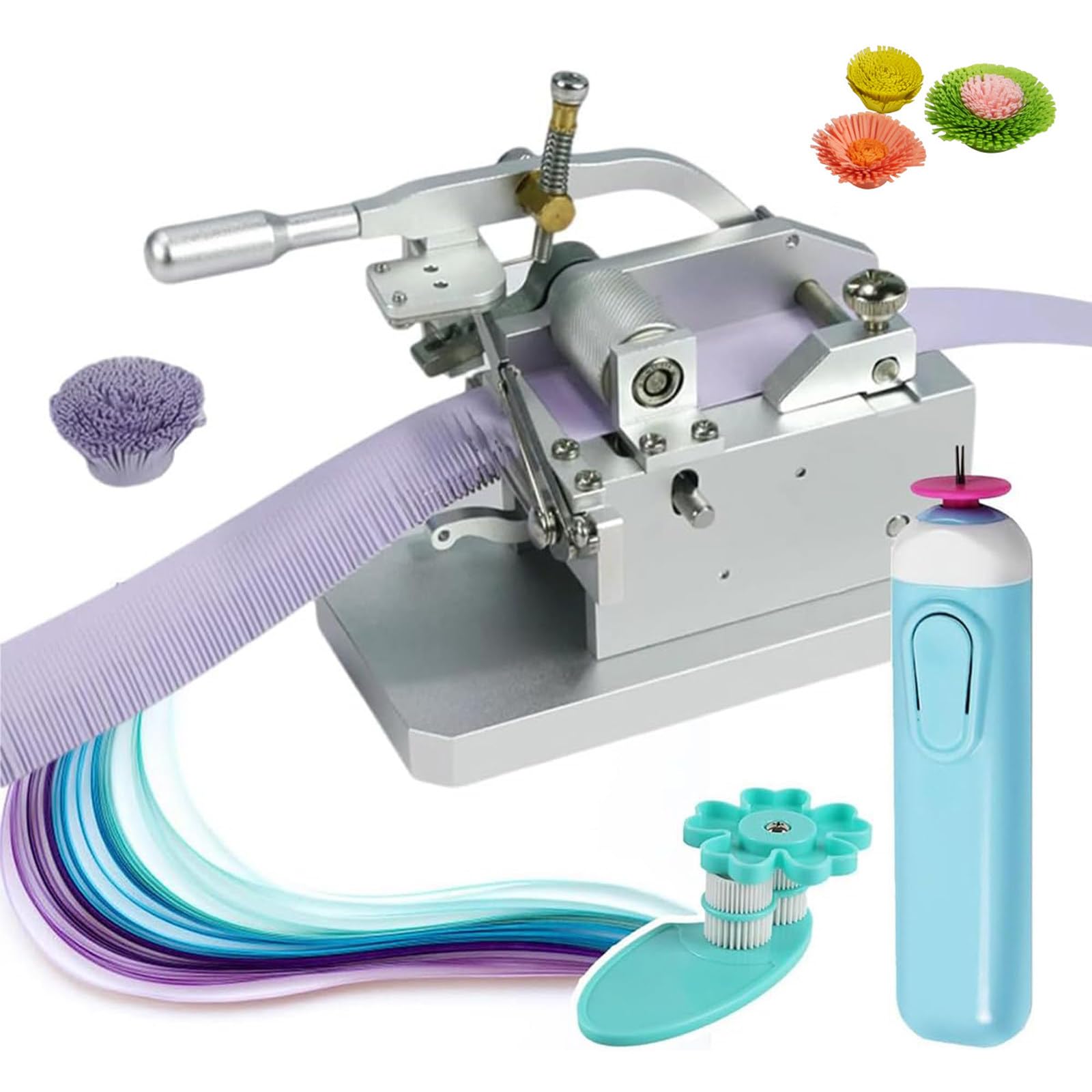 Máquina manual de filigranas de papel con kit auxiliar y rodillo regulable